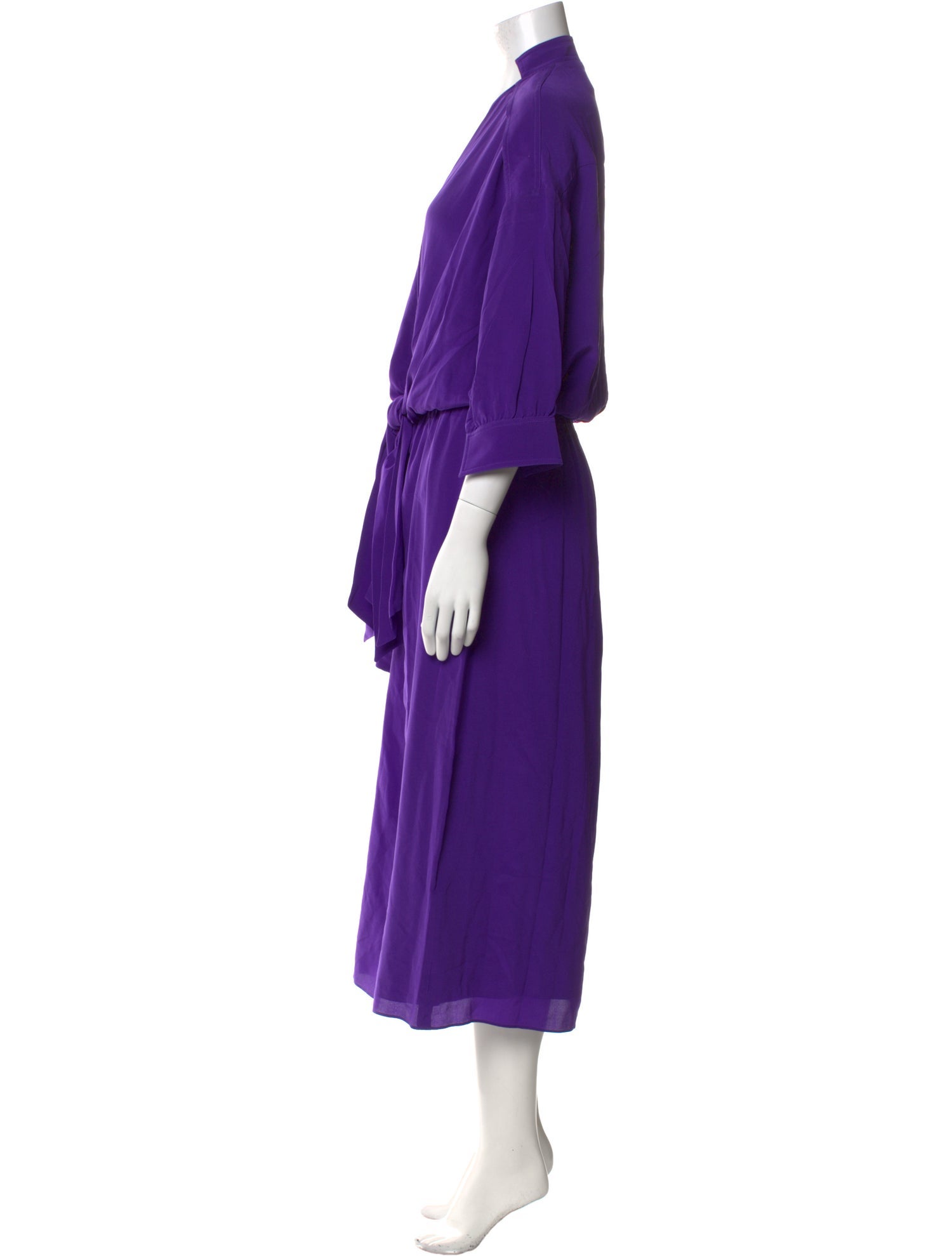 Victoria Victoria Beckham Silk Long Dress
