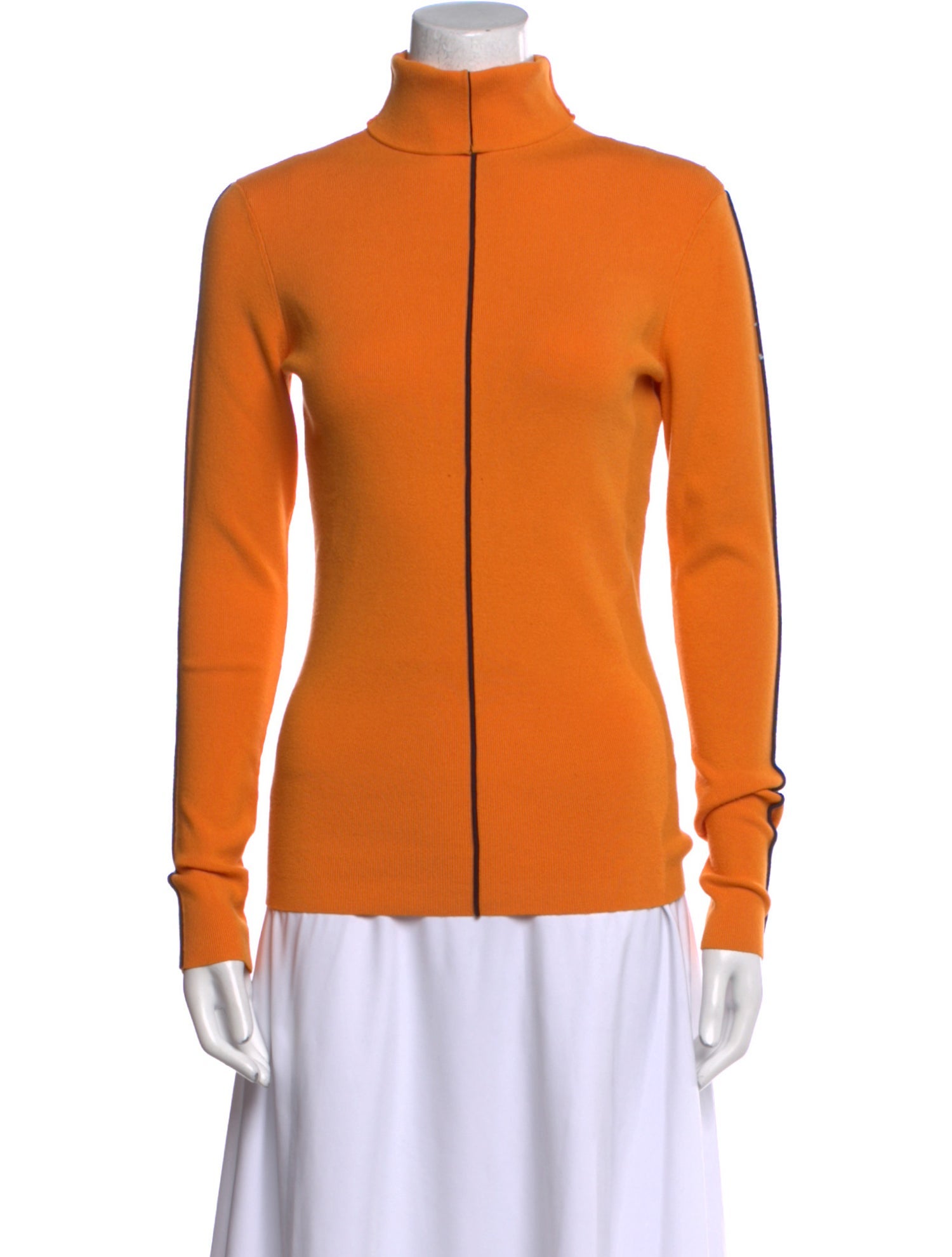 Victoria Victoria Beckham Mock Neck Long Sleeve Sweatshirt