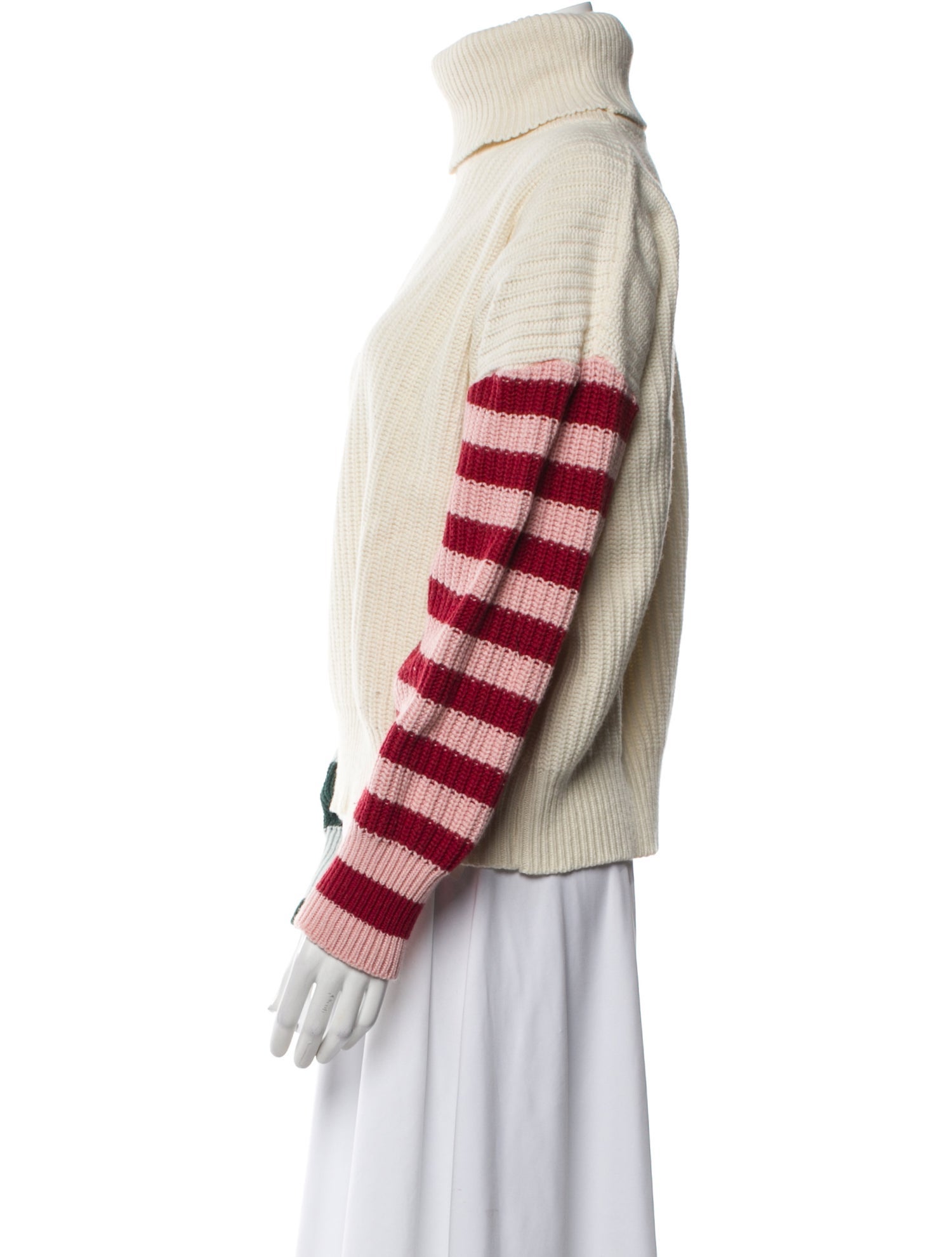 Valentine Witmeur Lab Wool Striped Sweater