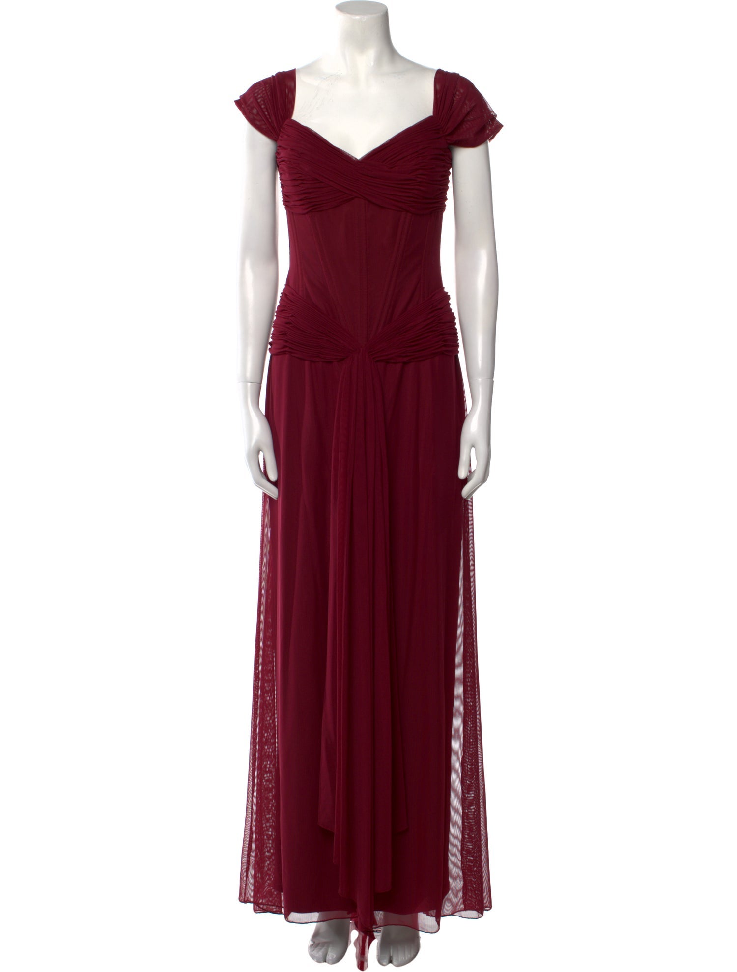 Vicky Tiel Silk Long Dress