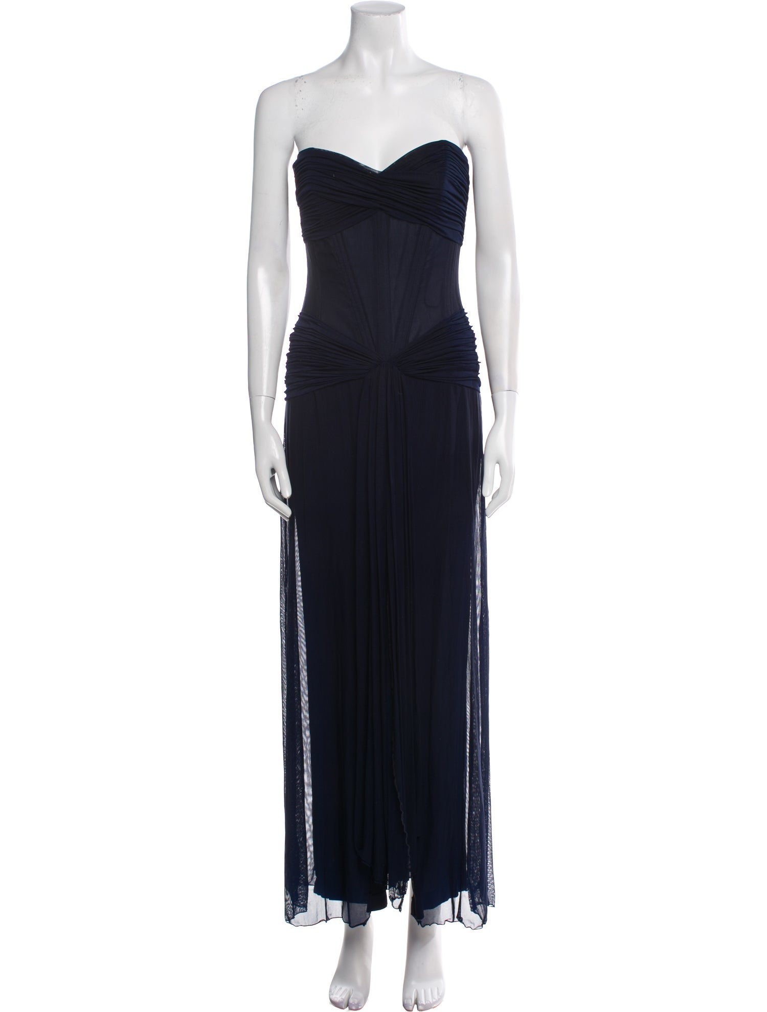 Vicky Tiel Nylon Long Dress