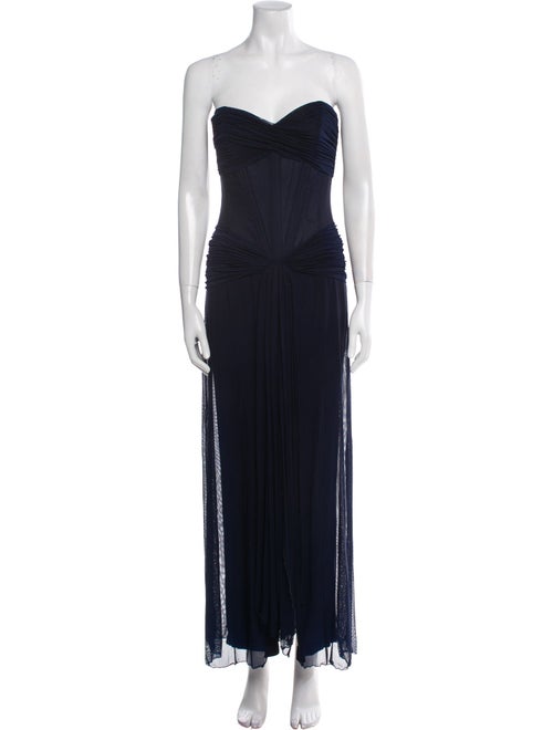 Vicky Tiel Nylon Long Dress