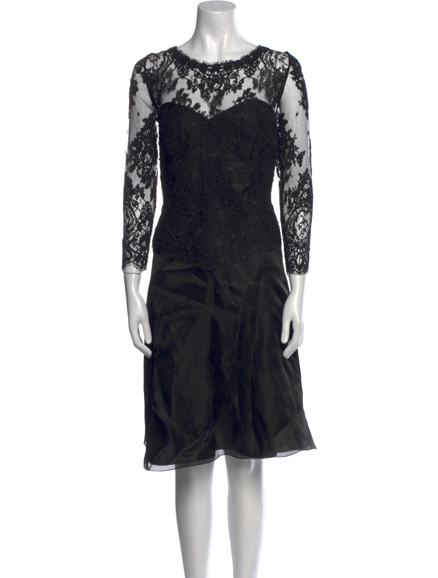 Vicky Tiel Silk Knee-Length Dress