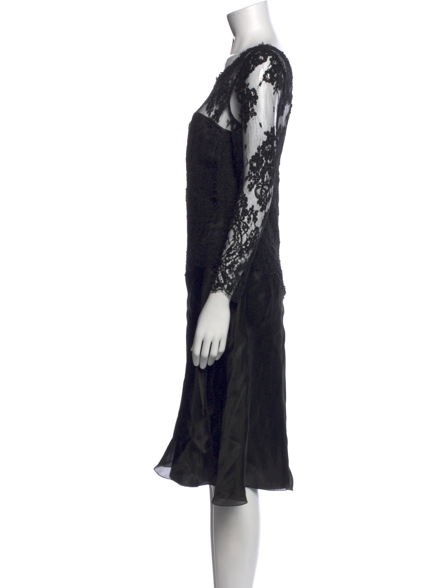 Vicky Tiel Silk Knee-Length Dress