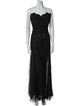 Vicky Tiel Strapless Long Dress