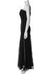 Vicky Tiel Strapless Long Dress