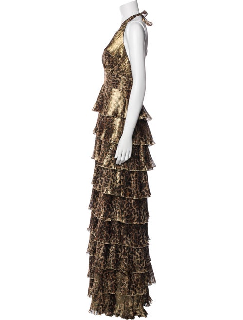 Vicky Tiel Silk Long Dress