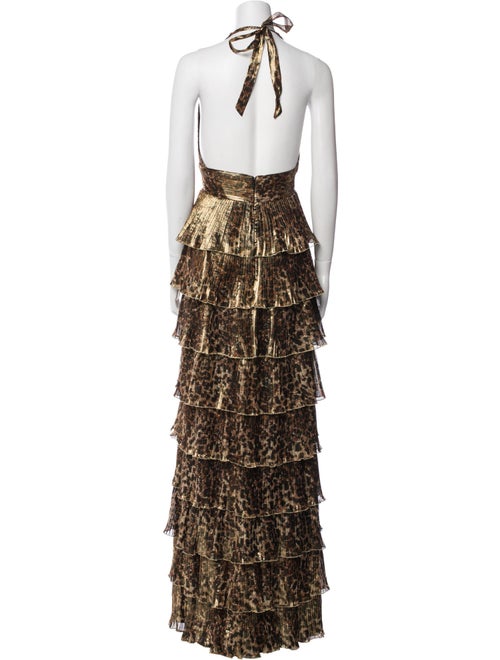 Vicky Tiel Silk Long Dress