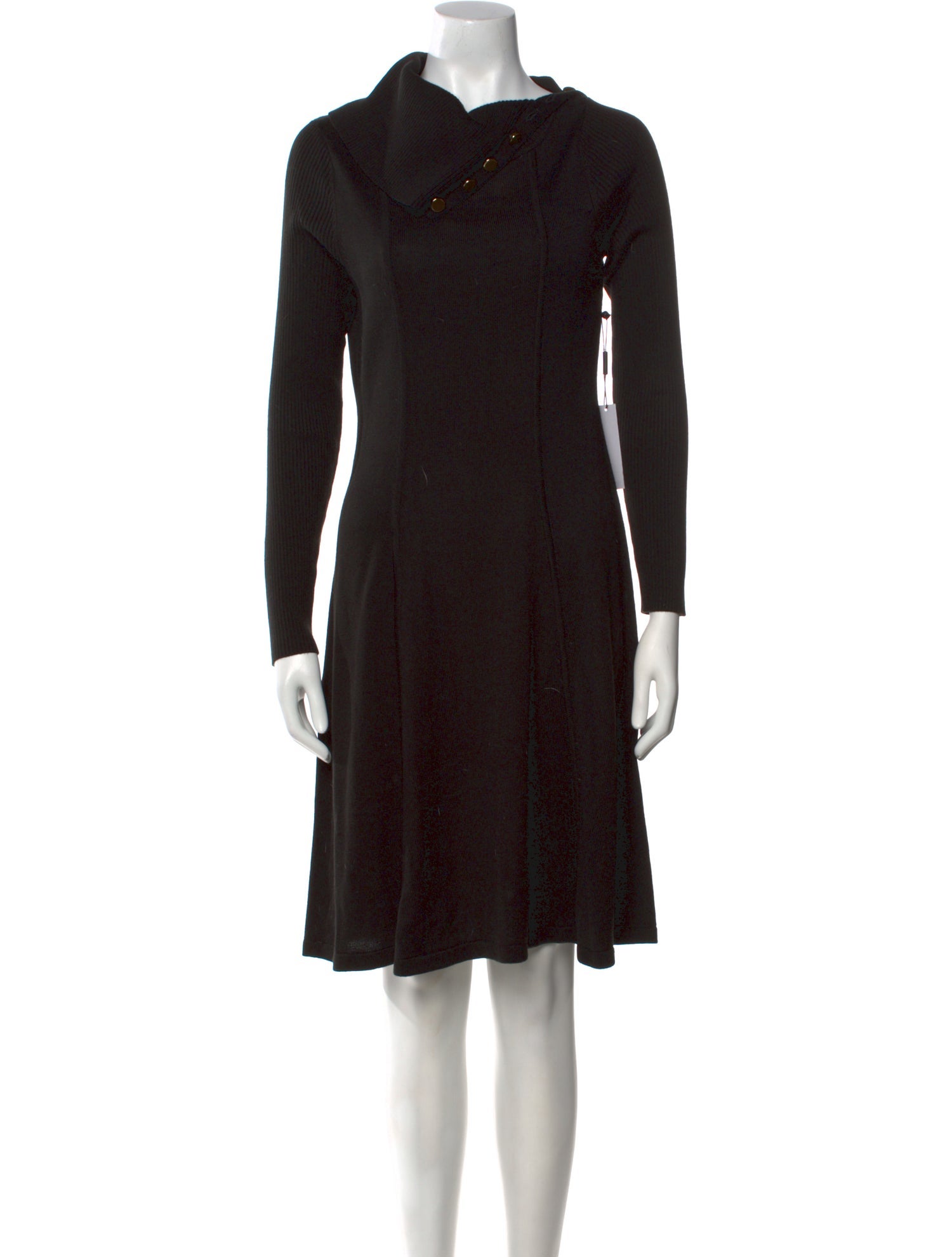 Vicky Tiel Cowl Neck Mini Dress w/ Tags
