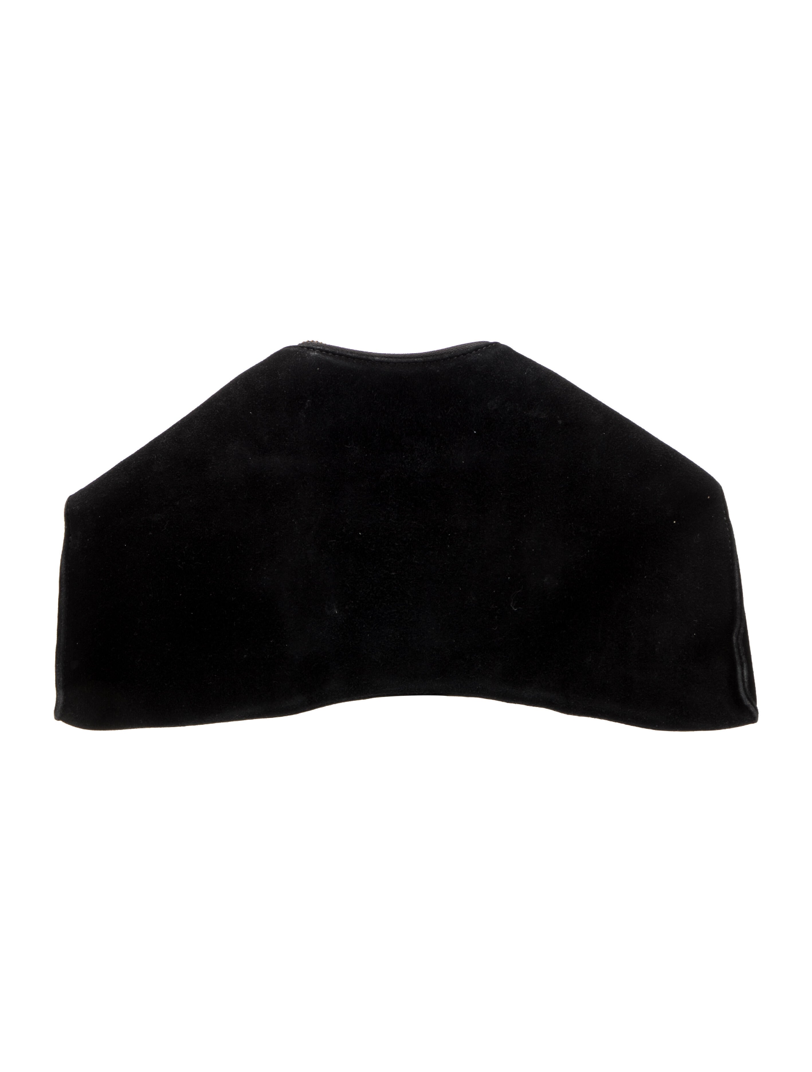 Emily Cho Suede Clutch