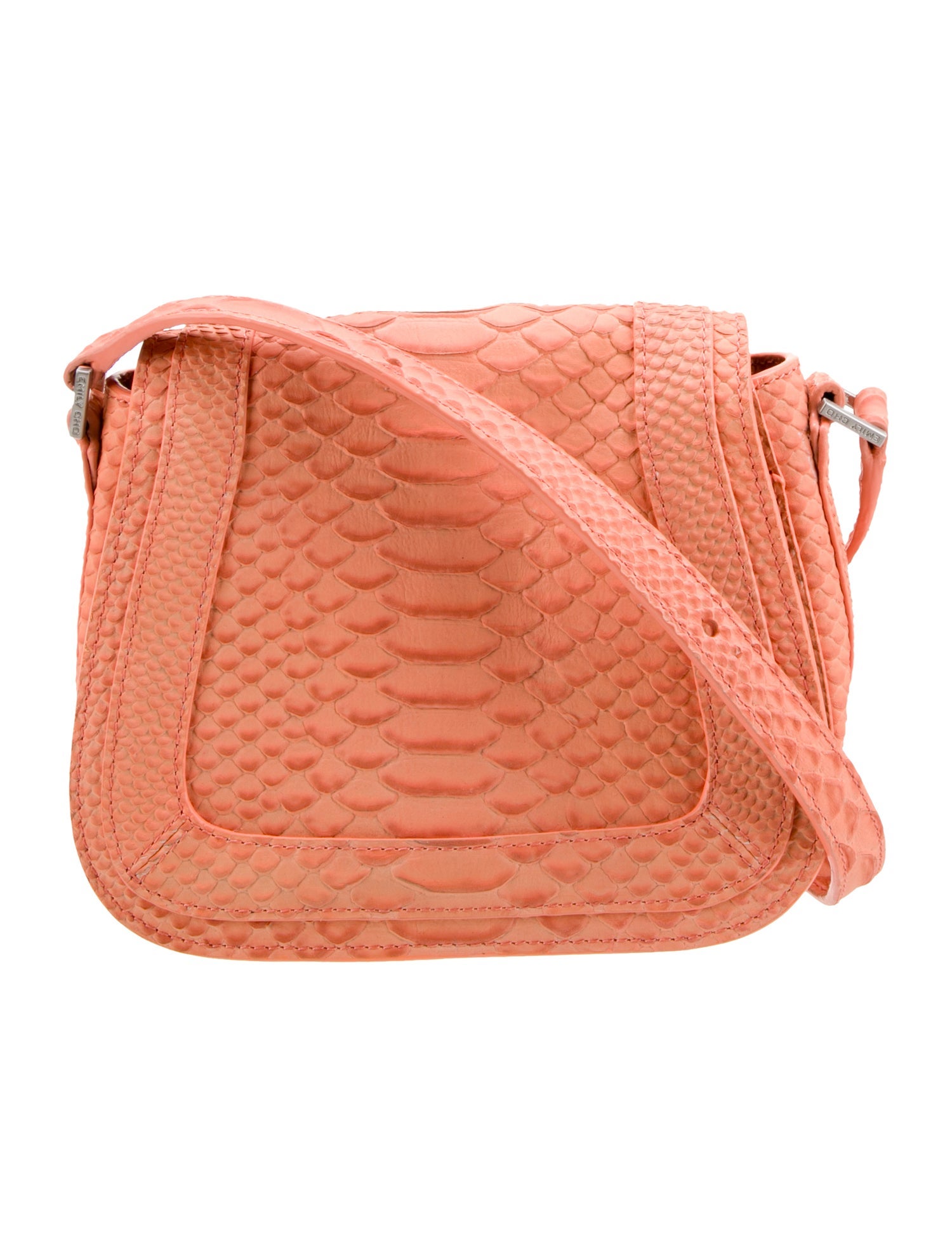 Emily Cho Embossed Leather Crossbody Bag