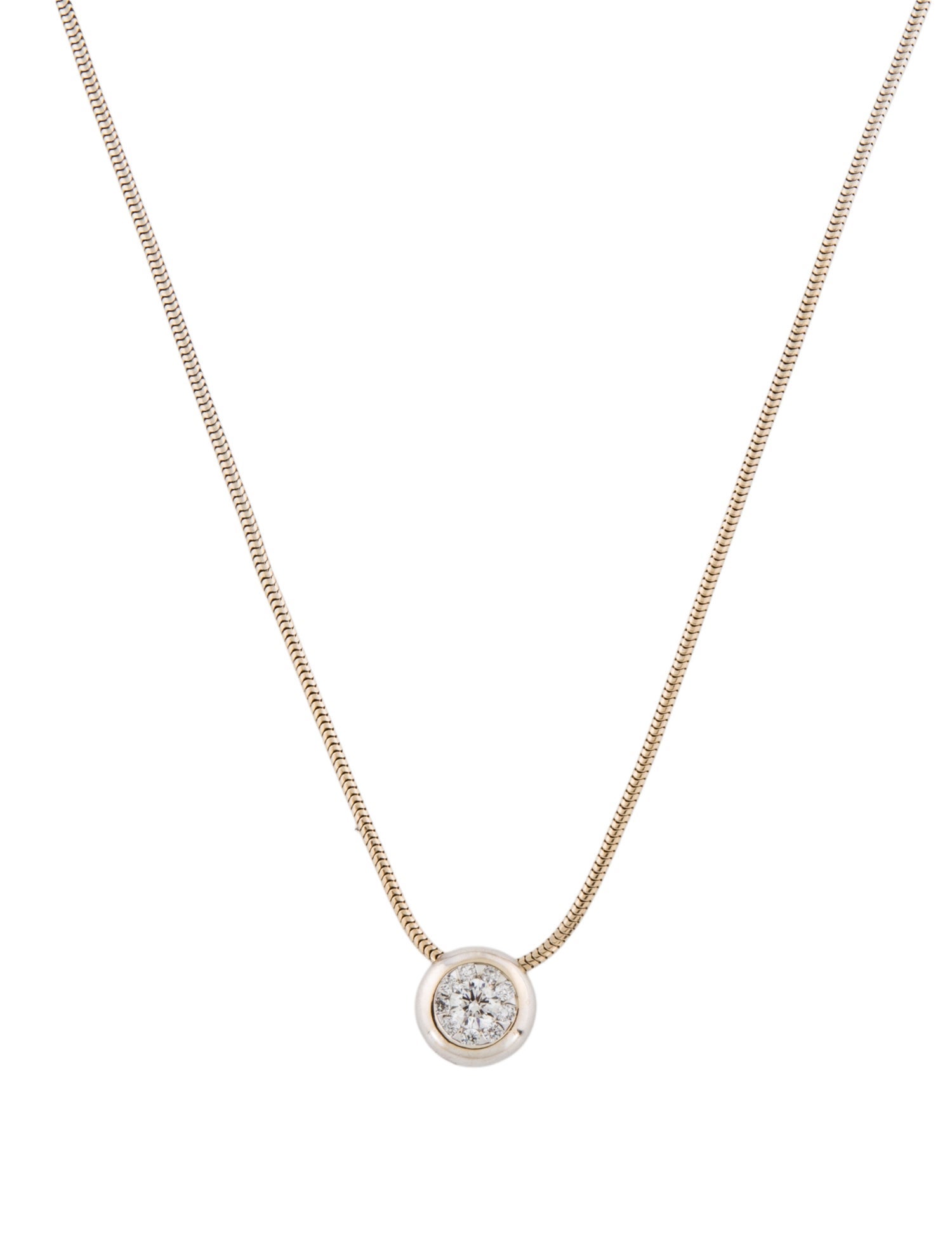 Wempe 18K Diamond Pendant Necklace