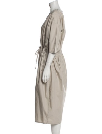 Black Crane Scoop Neck Jumpsuit