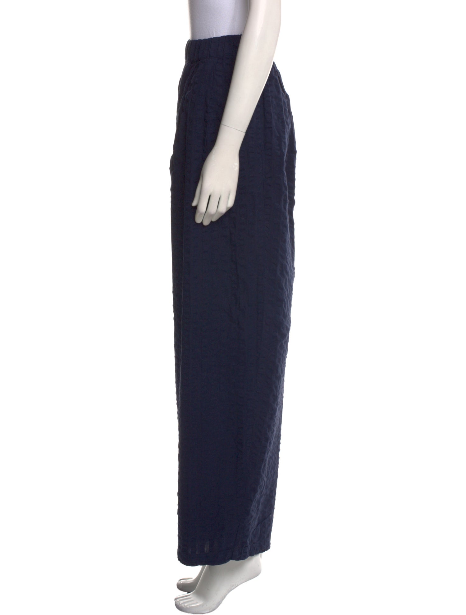 Black Crane Wide Leg Pants