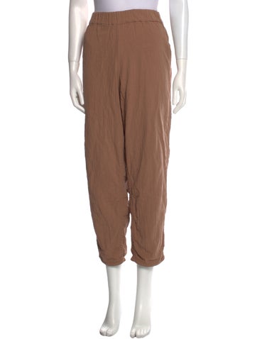 Black Crane Pants Straight Leg L