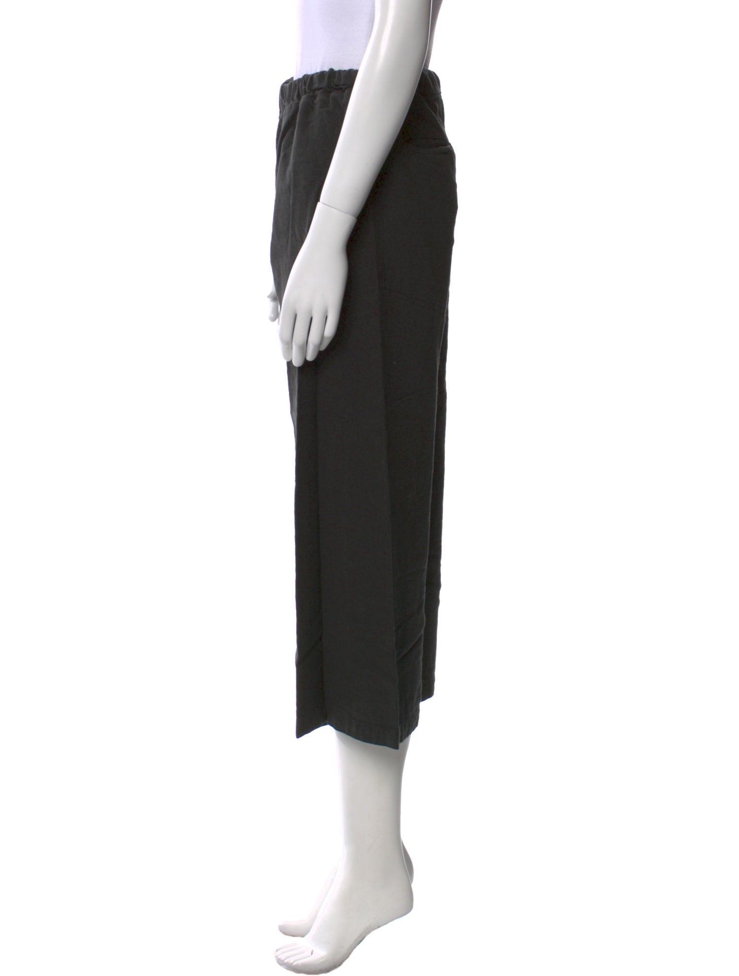 Black Crane Wide Leg Pants