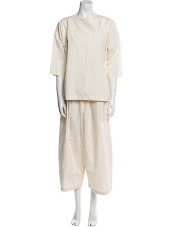 Black Crane Pant Set