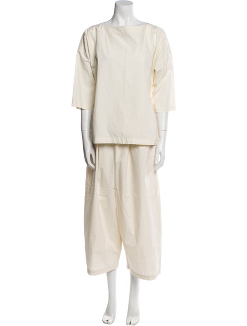 Black Crane Pant Set