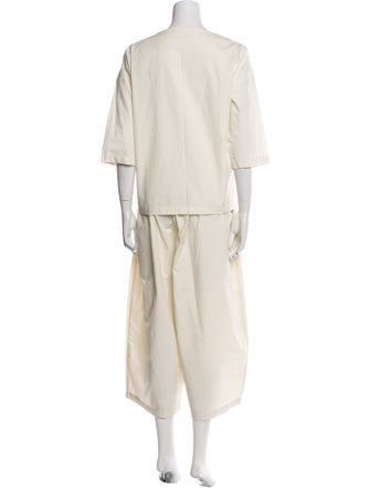 Black Crane Pant Set