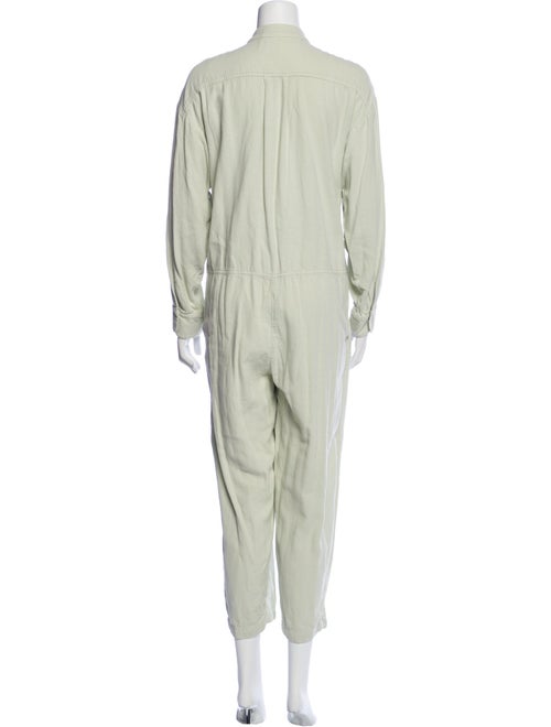 Black Crane Mock Neck Jumpsuit