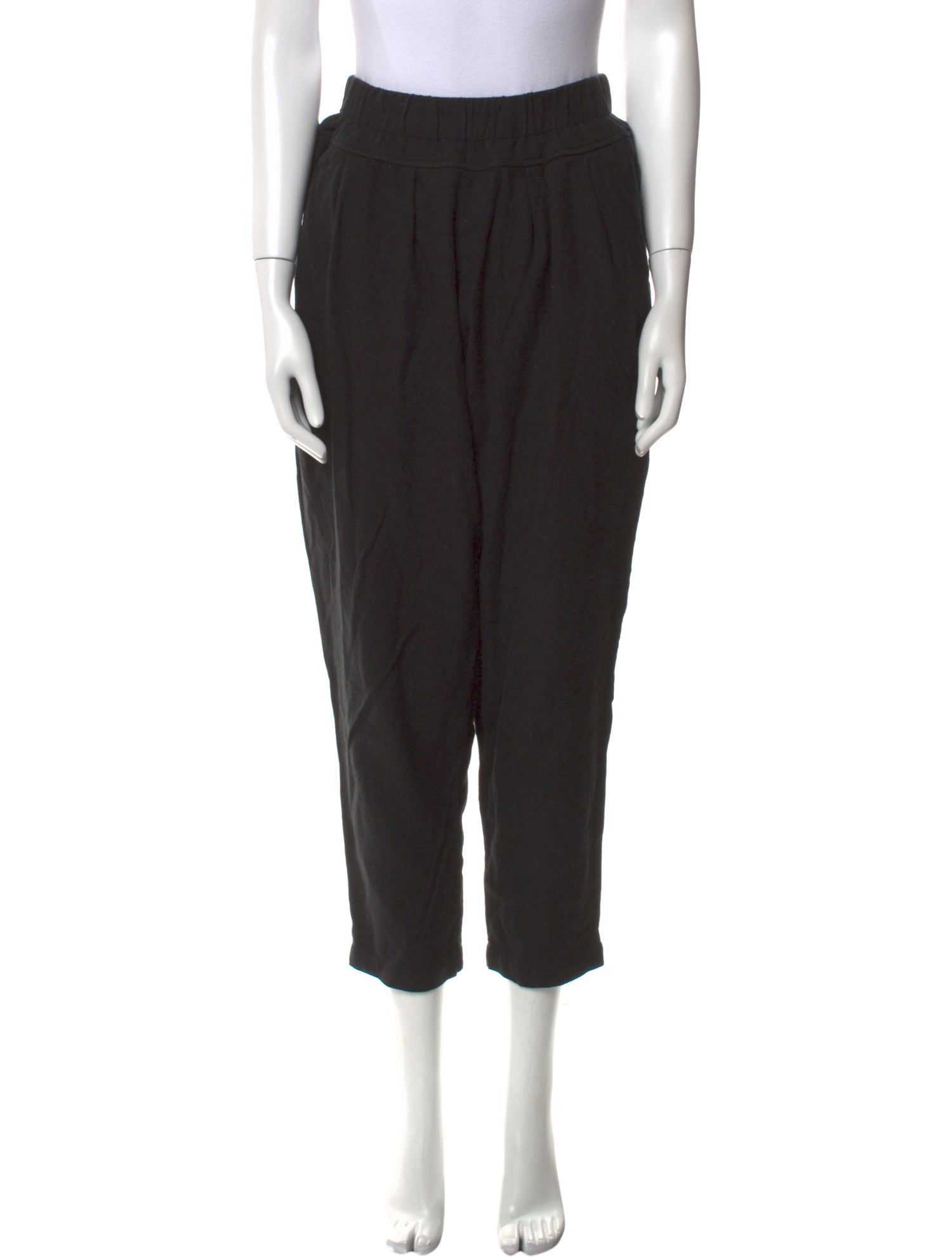 Black Crane Straight Leg Pants