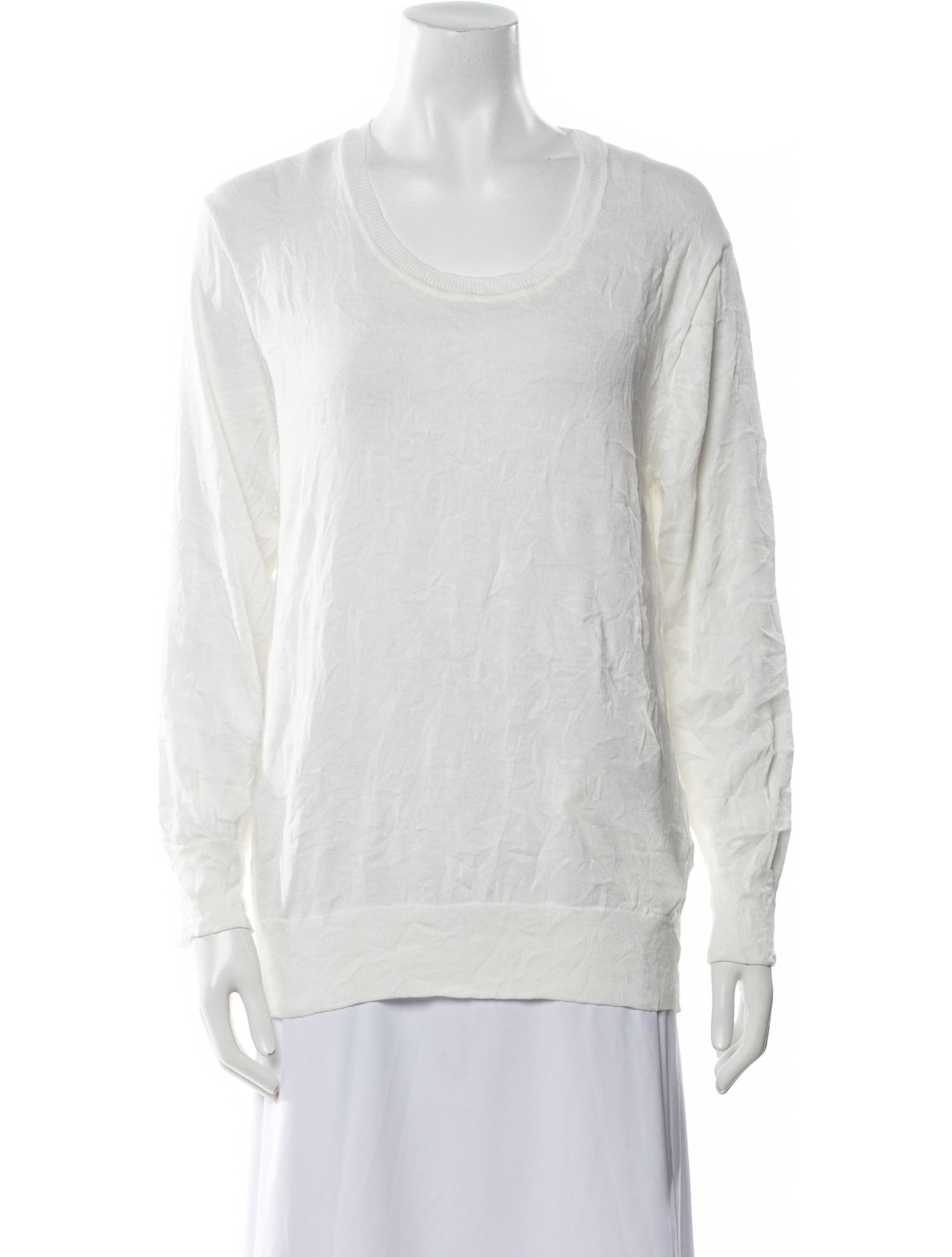 Black Crane Scoop Neck Long Sleeve Sweatshirt w/ Tags