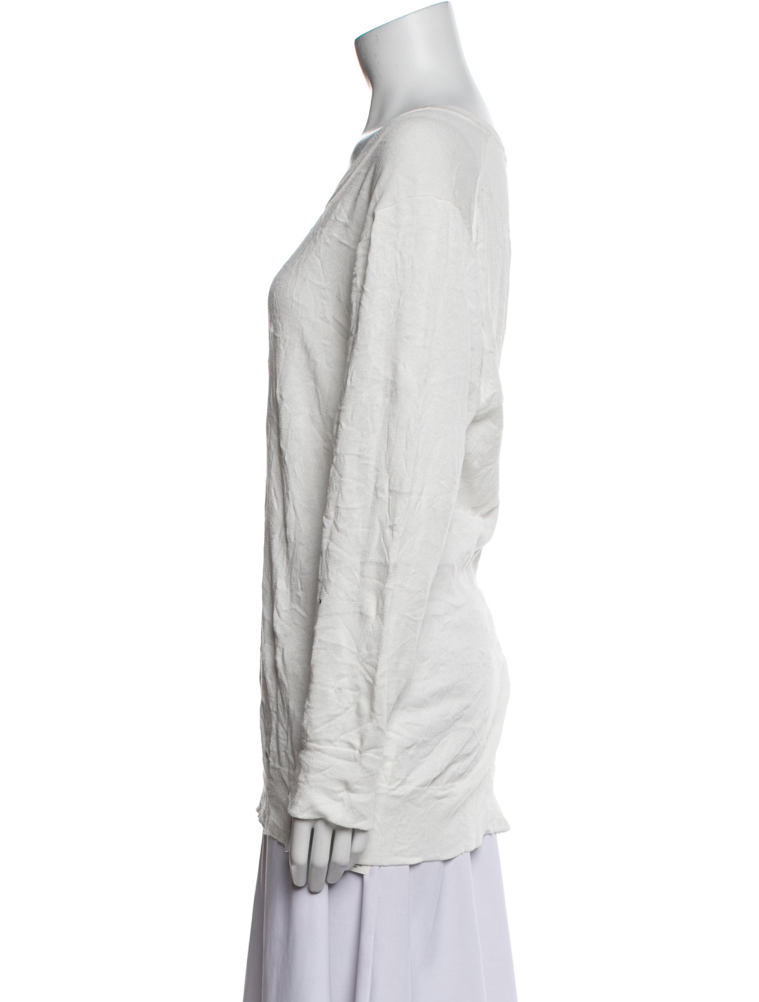 Black Crane Scoop Neck Long Sleeve Sweatshirt