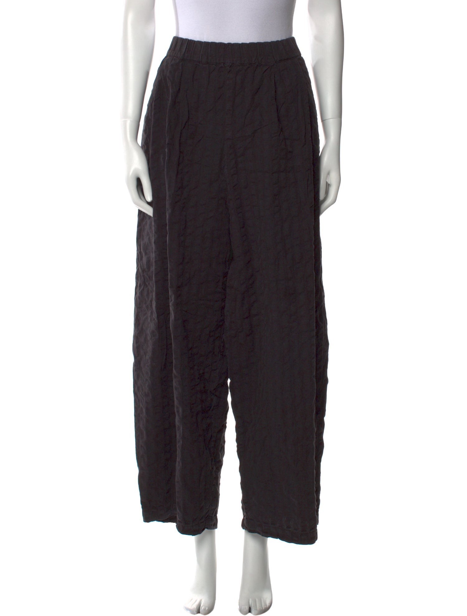 Black Crane Wide Leg Pants
