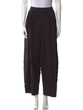 Black Crane Wide Leg Pants