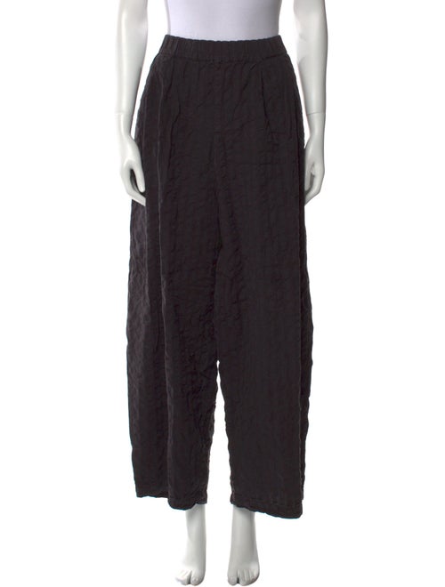Black Crane Wide Leg Pants