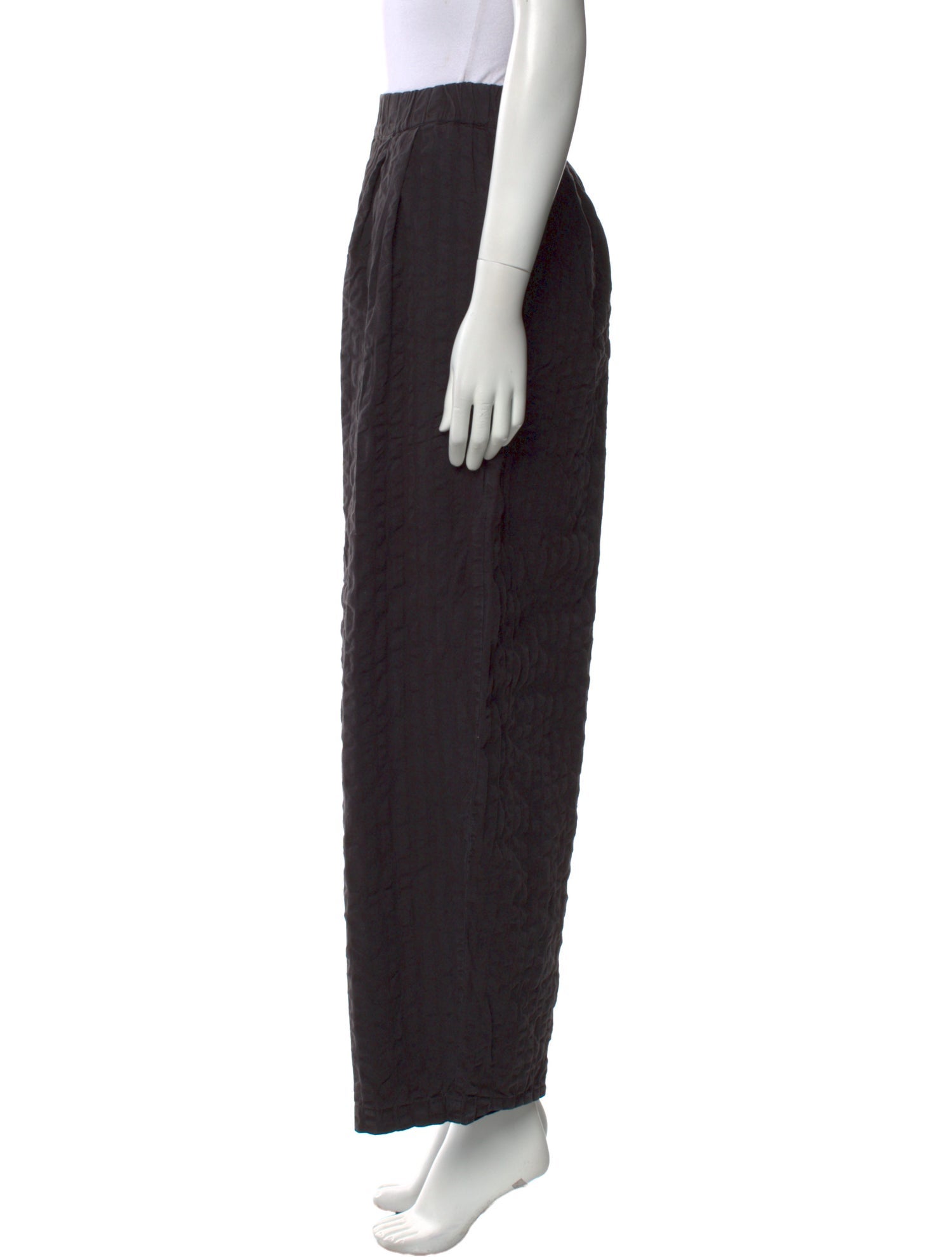 Black Crane Wide Leg Pants