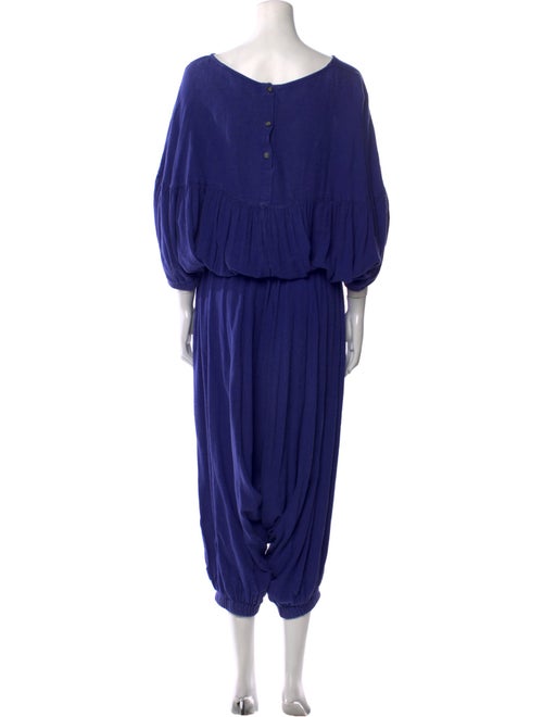 Black Crane Bateau Neckline Jumpsuit