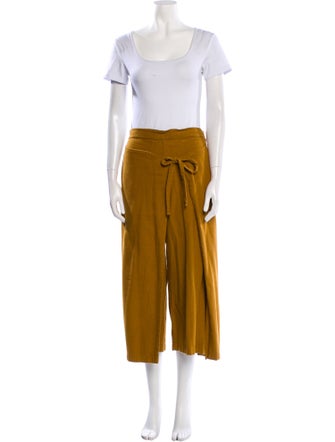 Black Crane Bow Accents Pant Set