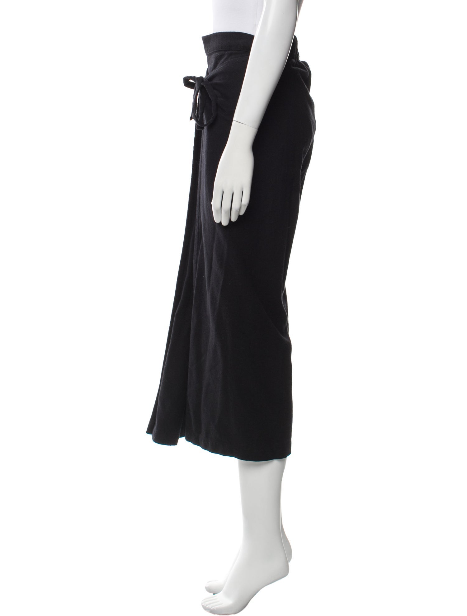 Black Crane Wide Leg Pants