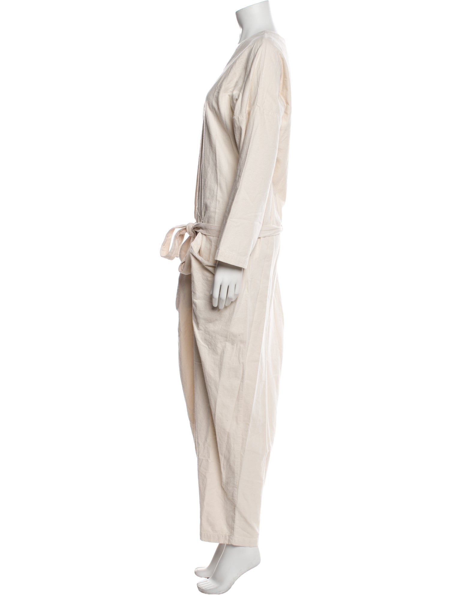 Black Crane V-Neck Jumpsuit