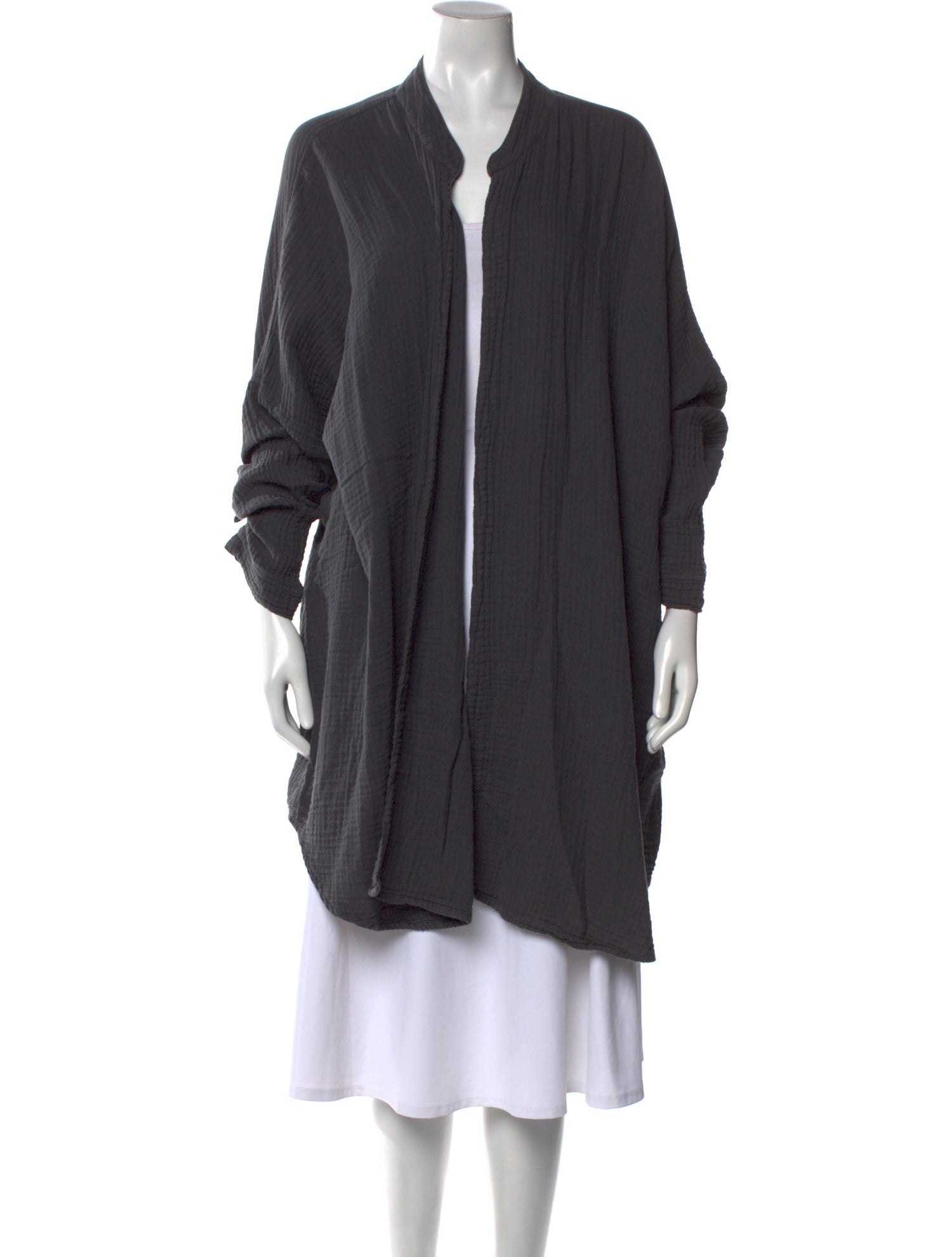 Black Crane V-Neck Sweater