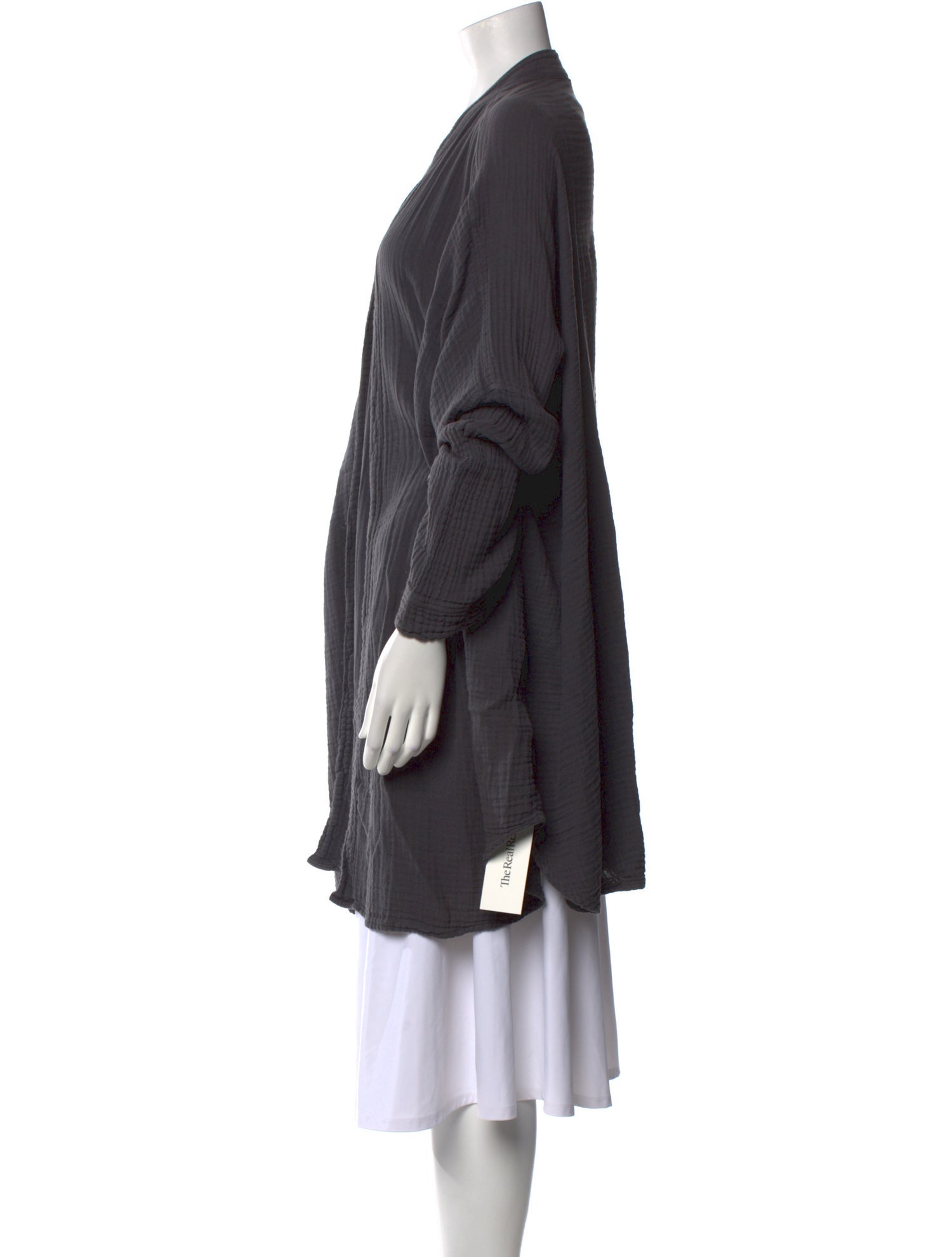 Black Crane V-Neck Sweater