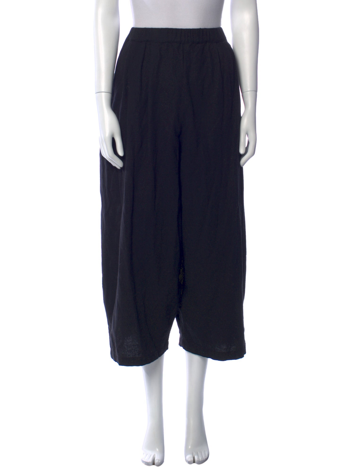 Black Crane Wide Leg Pants