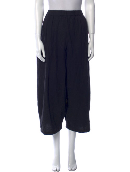 Black Crane Wide Leg Pants