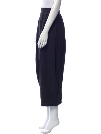Black Crane Wide Leg Pants