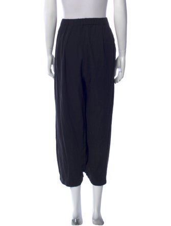 Black Crane Wide Leg Pants