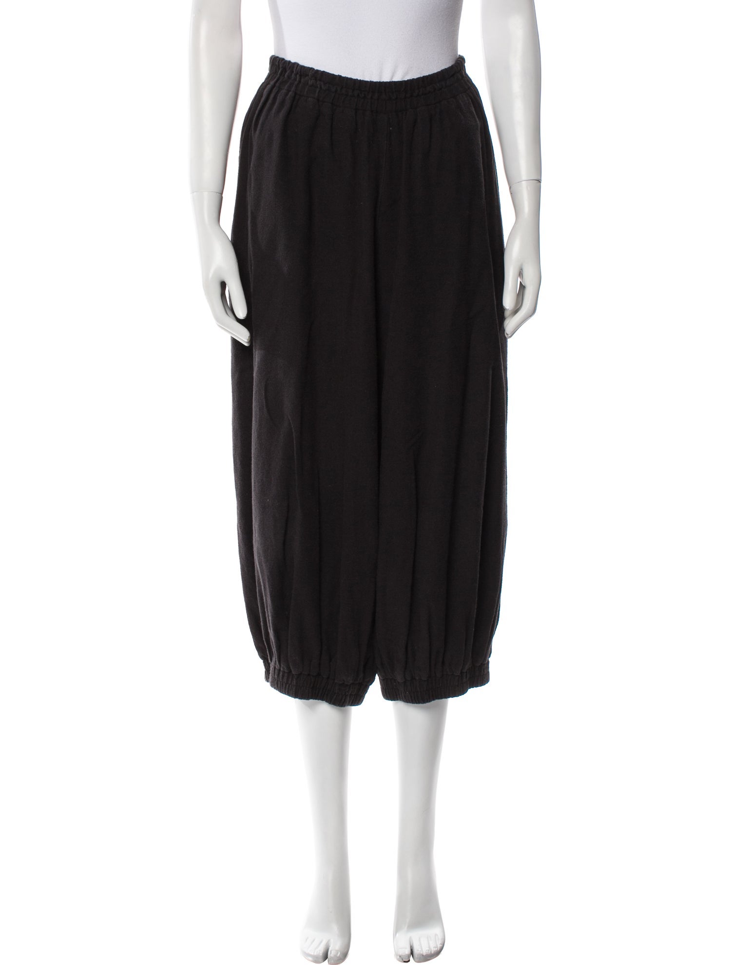 Black Crane Wide Leg Pants