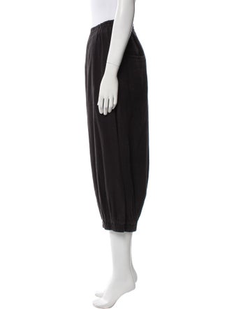 Black Crane Wide Leg Pants