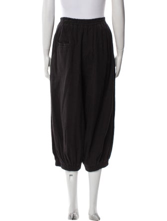 Black Crane Wide Leg Pants