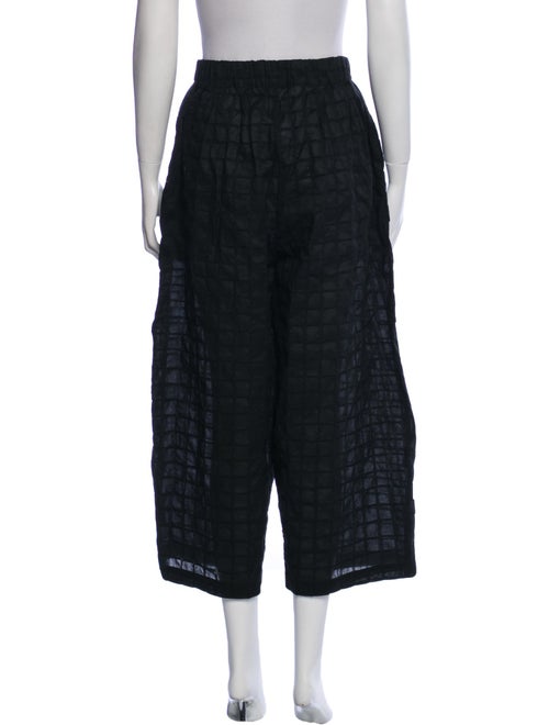 Black Crane Wide Leg Pants