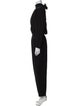 Black Crane Turtleneck Jumpsuit