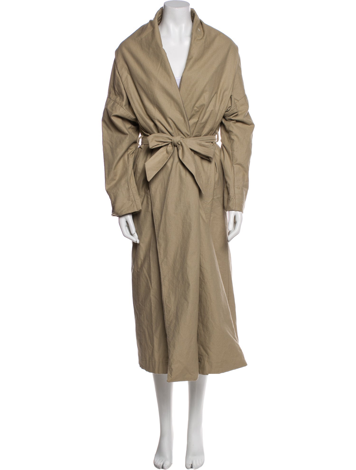 Black Crane Trench Coat