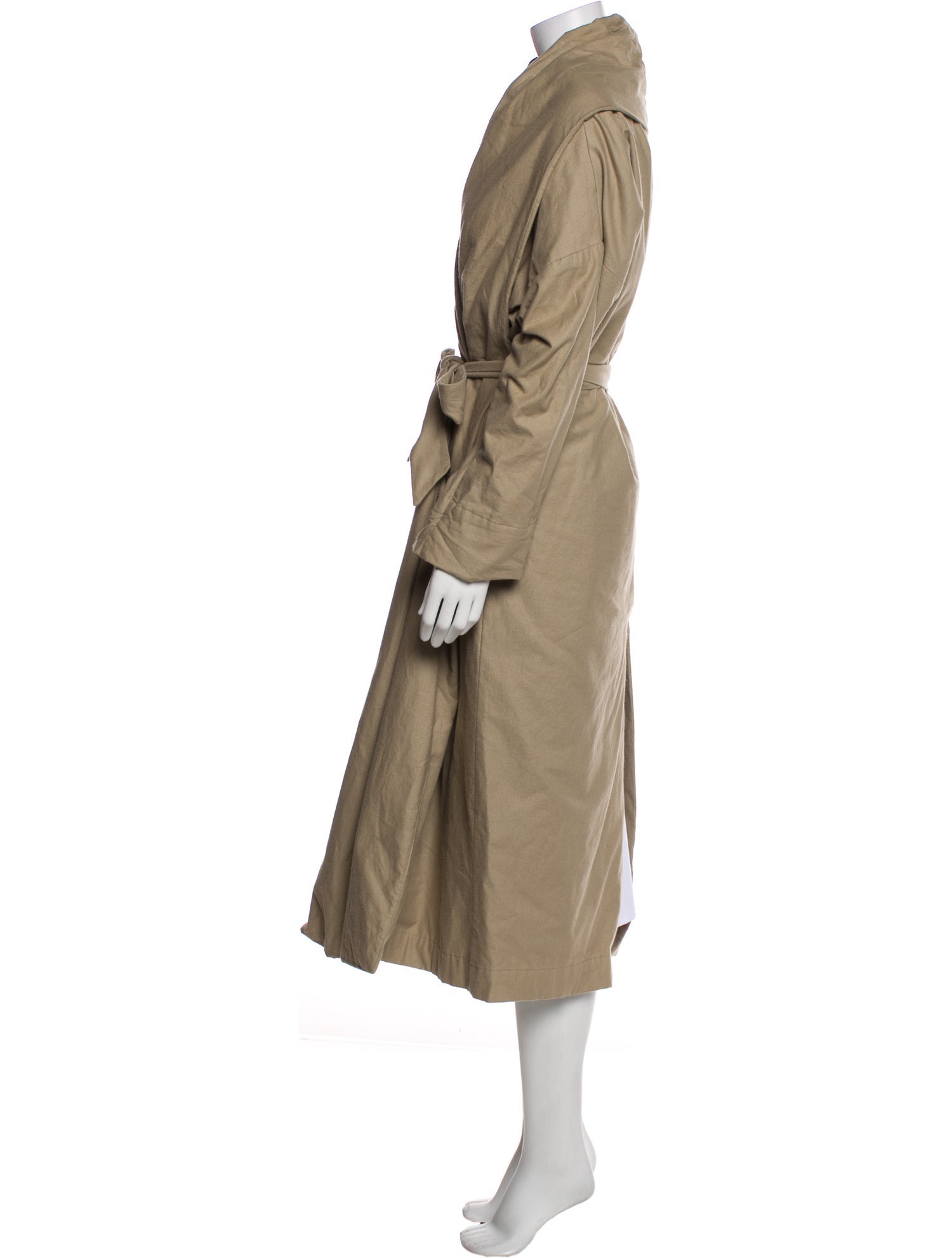 Black Crane Trench Coat