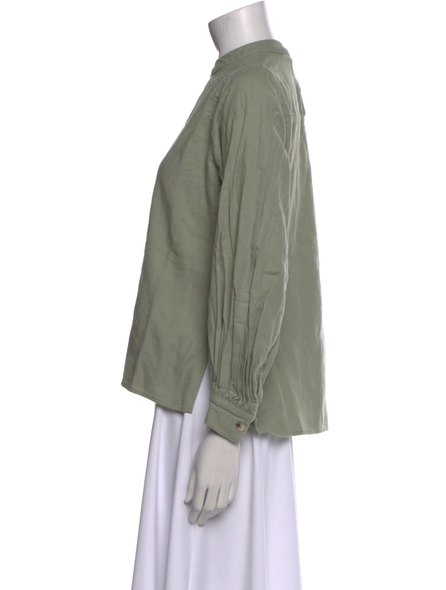 Black Crane Mock Neck Long Sleeve Sweatshirt