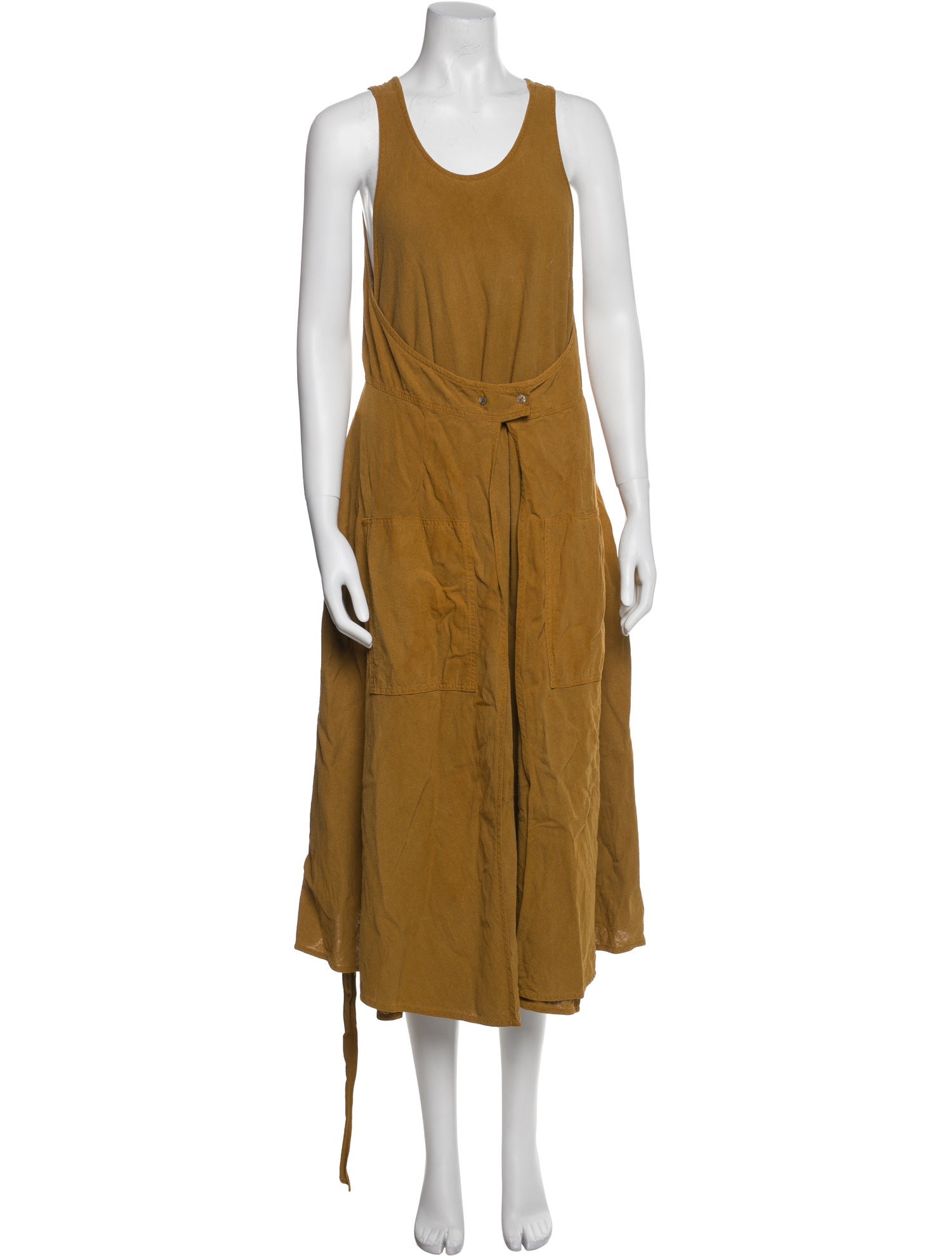 Black Crane Silk Long Dress